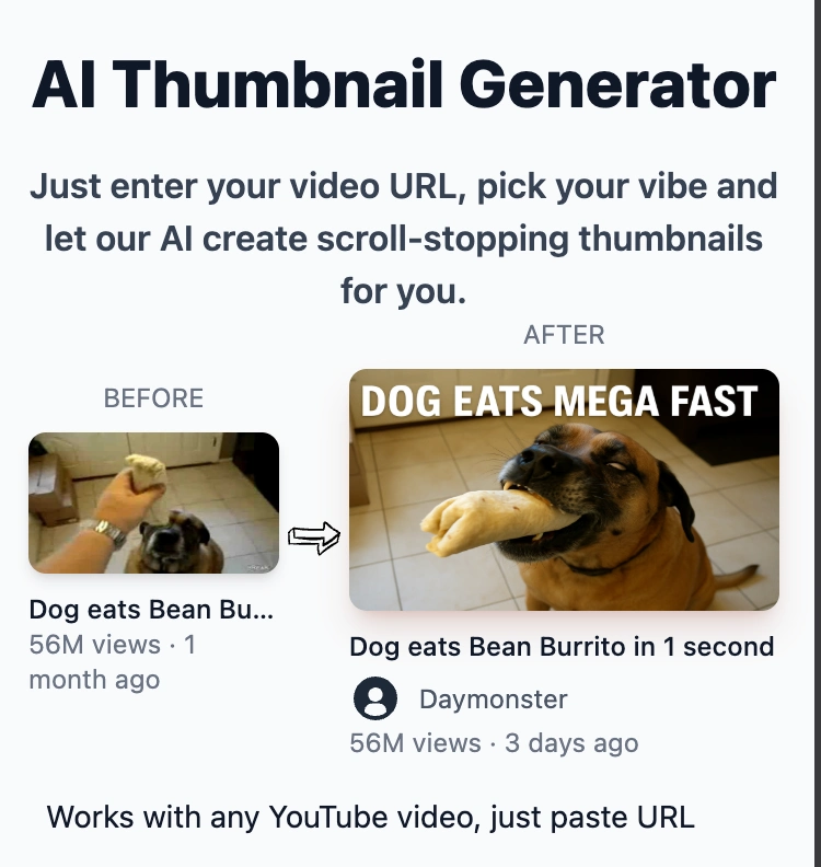 AI Thumbnail Generator