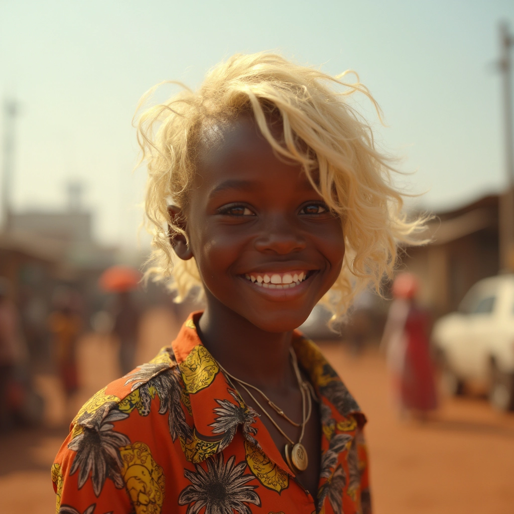 "African youth exuding vibrant energy against a backdrop of the continent's diverse landscapes. Capture the essence of youthful spirit and culture, blending traditional attire with modern flair. The scene radiates creativity, celebrating the dynamic and colorful tapestry of African life."