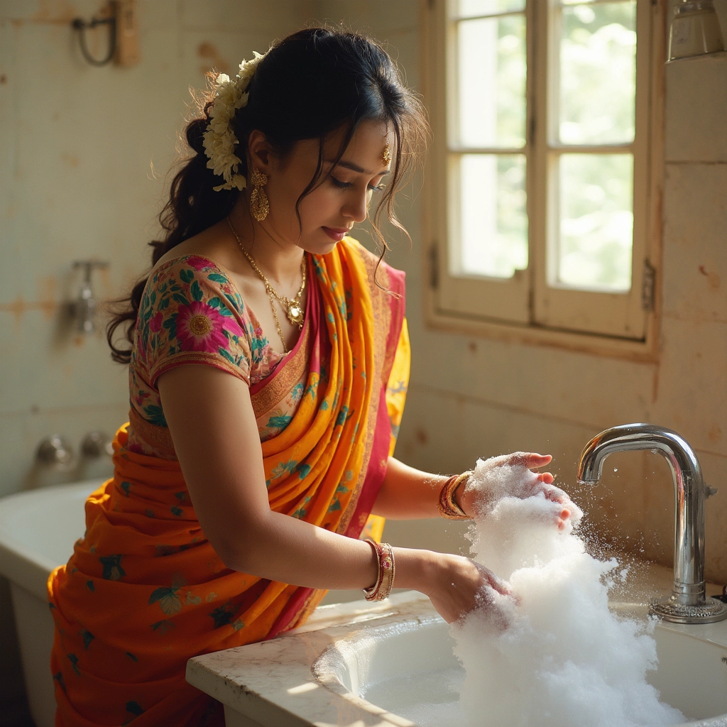 Soaking Clothes By Hand